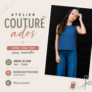 Stage couture Ados