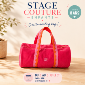 Stage couture enfants- Sac bowling