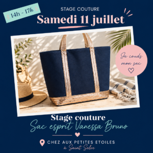 Atelier couture cabas à sequins – Débutant accepté | Saint Selve