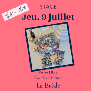 Stage couture projet libre